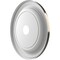 Ekena Millwork Traditional PVC Medallion (Canopies up to 13 1/2"), 22"OD x 3 1/2"ID x 1 1/2"P, Metallic Charcoal CMP22TRCCH - alternate 4